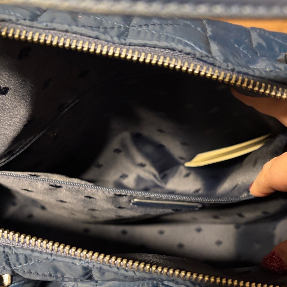 Kate Spade Navy Quilted Travel Bag - Picture 10 of 10